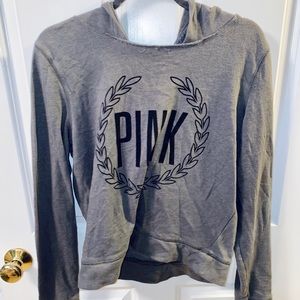 PINK grey hoodie
